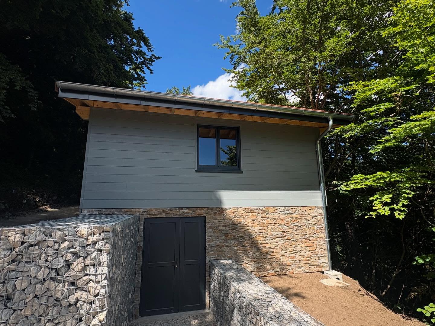 Garage ossature bois